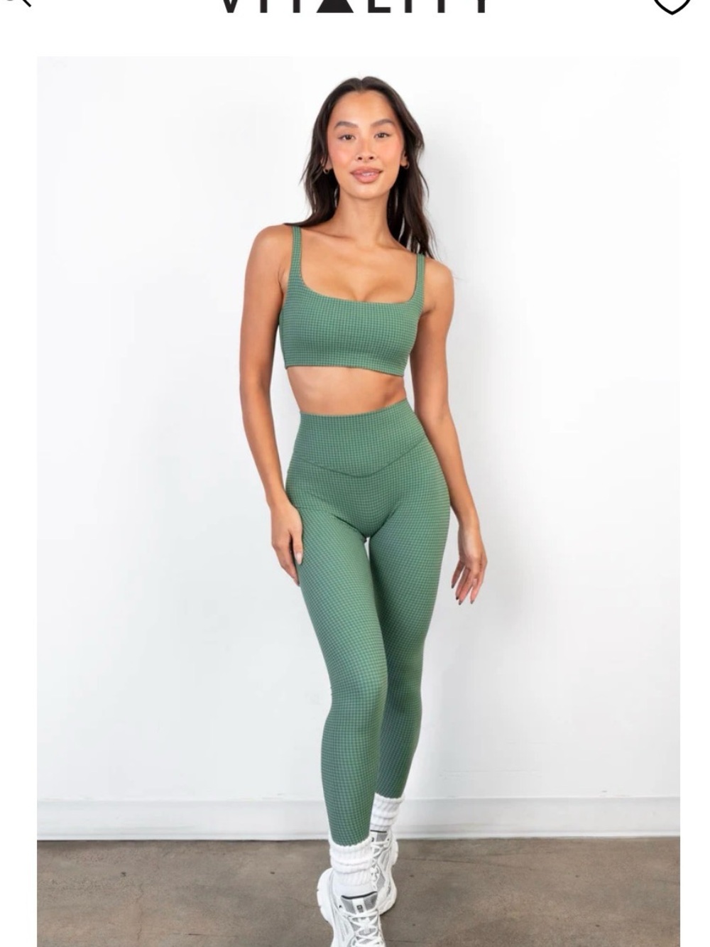Vitality Cloud II Set in Pine Gingham